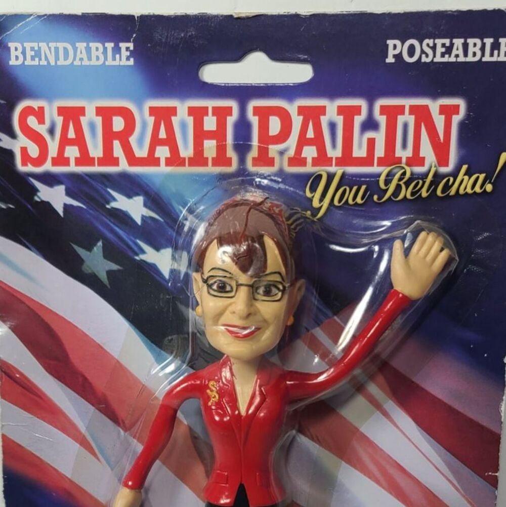 Sarah Palin Doll - Poseable Bendable -Sealed  You Betcha! NJCroce